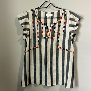 Thml multicolored embroidery blouse